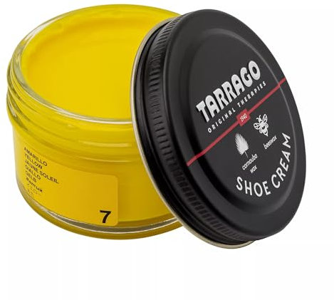 Tarrago Shoe Cream Jar 50 ML, Chaussons Mixte Adulte, Yellow 7