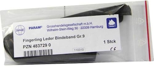 FINGERLING Leder Gr.9 m.Bindeband 1 St