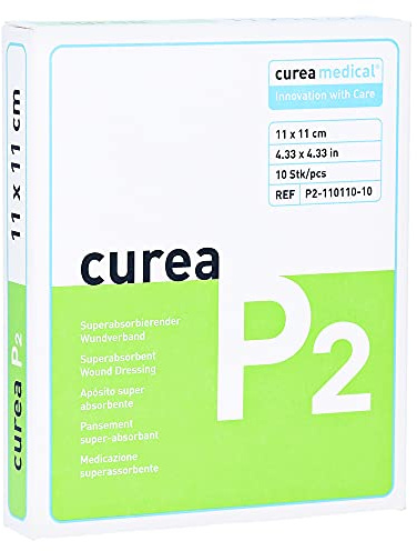 CUREA P2 superabsorb.Wundverband 11x11 cm 10 St