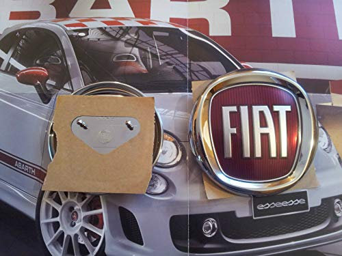 Fiat fregio Stemma Logo Posteriore 500 Cinquecento Croma Panda 2012 Originale 95mm Sigla