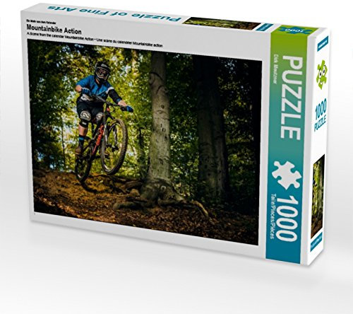 CALVENDO Puzzle EIN Motiv aus dem Kalender Mountainbike Action 1000 Teile Puzzle quer | 1000 Teile Lege-Größe 64 x 48 cm Foto-Puzzle für glückliche Stunden