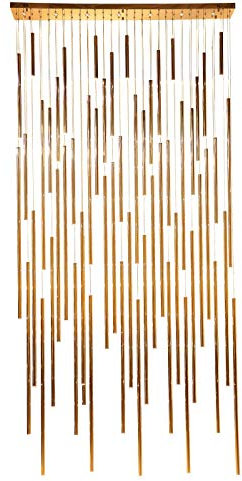 Kare Design Hängeleuchte Living Vegas Deluxe Brass LED, Luxus Hängelampe, Baldachin Metall Edelstahl poliert, Gold, 320x154x21cm (H/B/T)