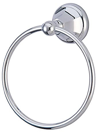 Kingston Brass BA4814C Metropolitan Towel Ring, Polished Chrome by Kingston Brass