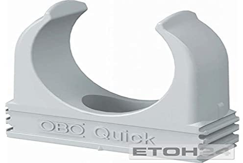 OBO Bettermann Quick Clamp, 1 Stück ,Lichtgrau