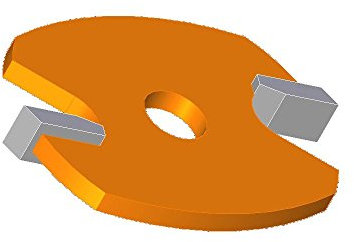 HARTMETALL-SCHLITZFRÄSER Z2 D=32,55 F=8 822.013.11