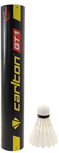 Carlton Naturfederball GT1 (78 Grains), Weiß, 12er Dose