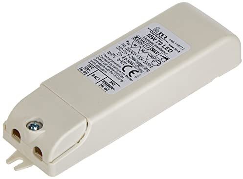 TCI MINIWOLF 70 12V AC LED Transformator 1-50W Retrofit 119772, 107x34x21mm, Weiß