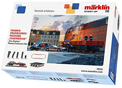 Märklin 78752 Start Up – Themed Supplement Pack Fire Station, Track H0