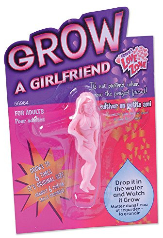 Pink Grow A Girlfriend for Adults (Pack of 1) - Easy To Use & Fun Design, Idea for Singles, Birthdays, Bachelorettes, Hen Party, & More