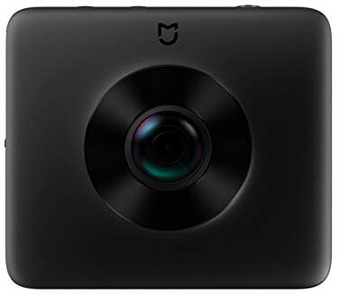 Xiaomi Mi Sphere Camera Kit - Cámara Deportiva panorámica 360° (3.5K a 30 fps, 2 Lentes Ojo de pez Gran Angular de 190°, Apertura F2.0, estabilizador electrónico de 6 Ejes, Fotos de 23,88 MP), Negro