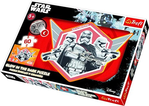Trefl 14617 - Puzzle, Star Wars Episode VII, Captain Phasma und Stormtroopers, Leuchtend 60 Teile