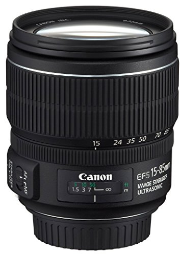 Canon EF-S 15-85 mm f/3.5-5.6 IS USM Lens (Renewed)