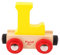 Bigjigs Rail Rail Buchstabenzug L (Gelb)
