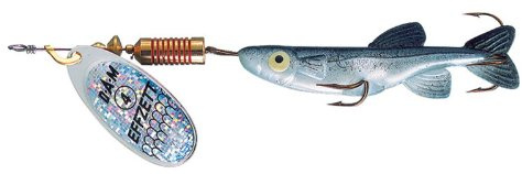 Dam Spinner Minnow Silber-Schw. 3G