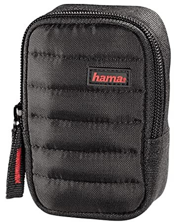 Hama Kameratasche gepolstert für eine Digitalkamera, Syscase 60L, Schwarz, 00103830, Innenmaß B x T x H: 6 x 4 x 11 cm