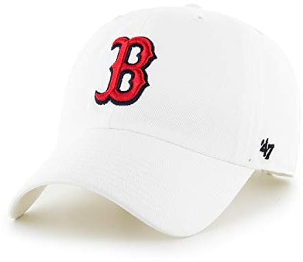 '47 Boston Red Sox White MLB Clean Up Cap One-Size
