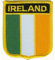Everflag Patch zum Aufbügeln oder Aufnähen : Irland - Wappen