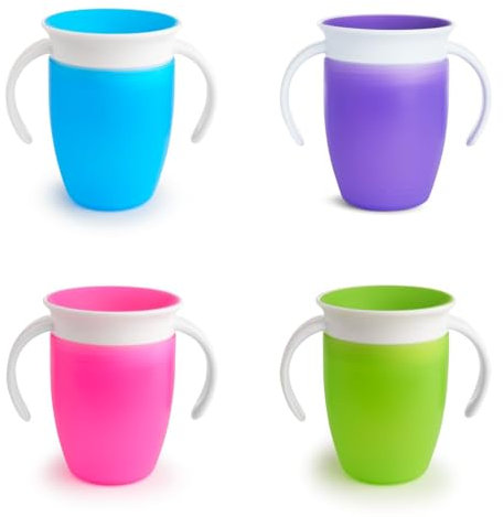 MUNCHKIN Taza de aprendizaje antiderrame - Rosado