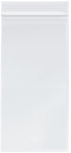 Plymor Wiederverschließbare Plastiktüten mit Reißverschluss, 10,2 x 20,3 cm, 2 mm, 1000 Stück