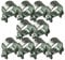 10Pcs/Set Hose Clamps W1 Zinc Plated T-Bolt Mini Fuel Line Pipe Clips 7Mm-20Mm (12-14mm)
