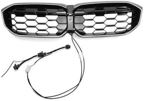 U8KHSUWN Sportlicher Doppelnieren-Frontgrill für BMW 23-24 3 Series G28 Grille Modified with Bright Black Starry Sky LED Luminous Grille, Hochwertiger Kühlergrill