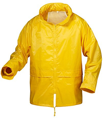 FELDTMANN Craftland Regenset bestehend aus Jacke und Hose, gelb, Marine oder Olive (XL, Gelb)