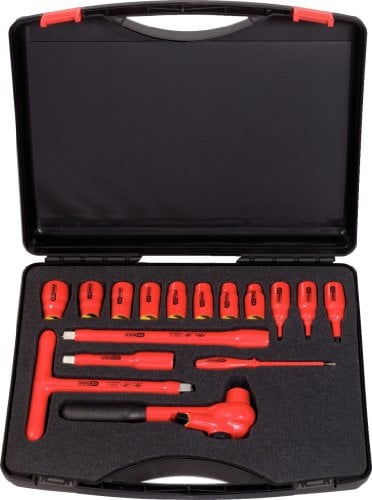 KS Tools 117.1860 1/2 Isolierter Steckschlüssel-Satz, 16-tlg.