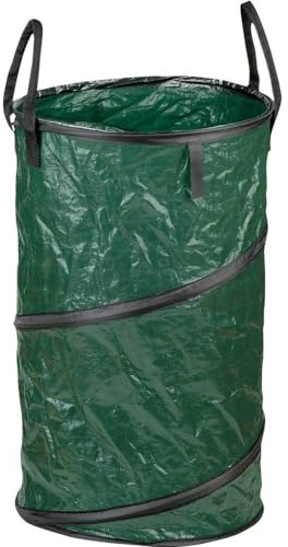 Meister Springsack 160 l - Selbststehend - Witterungsbeständig - Abwaschbar / Stabiler Pop-Up-Sack für Grünabfälle / Abfallsack / Laubsack aus robustem Gewebe / 9960970