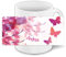 Tasse mit Namen Andrea und süßem Schmetterling-Motiv für Mädchen - Tasse für Kinder Keramiktasse