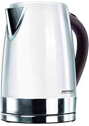MPM mcz-58 1,7 l 2200 W Teekanne Elektrische weiß silber (50/60 Hz)