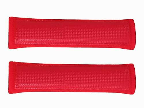 Tuningage Automax Gurtpolster rot sehr weich und dick LxBxH 260x70x35mm