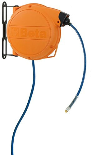 Beta 1901BM/8 Avvolgitubo Automatico con Corpo in Materiale Plastico Antiurto per Aria Compressa o Acqua Fredda