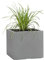 Pflanzwerk® Pflanzkübel Cube Grau 38x44x44cm *Frostbeständiger Blumenkübel* *UV-Schutz* *Qualitätsware*