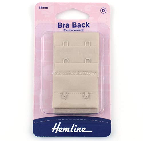 Hemline Women's Bra Back Replacement, Nude, 28mm