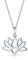 Bling Jewelry Collier Pendentif Lotus Bouddhiste Zen Fleur De Lys Ouverte En Argent Sterling .925 Pour Femmes Adolescents Yogi