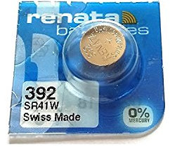 10 x Renata 392 Swiss Made Lithium-Knopfzelle SR41 W