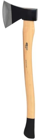 Hache à fendre, tete 1250 G, manche HICKORY maintenu avec coins en acier