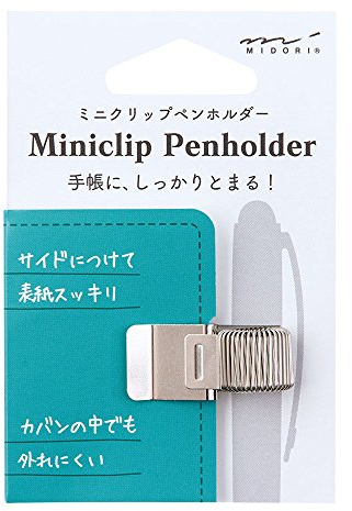 Midori 82220006 – Porta Kugelschreiber, silberfarben