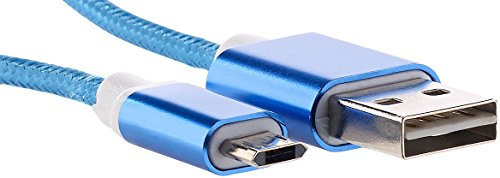 Callstel Ladekabel für Smartphone: Lade-/Datenkabel USB auf Micro-USB mit beidseitigen Steckern, 100 cm (Ladekabel Micro USB, Handyladekabel Smartphone, Festplatten Adapter)