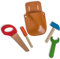 Dress Up America Little Builder Tool Set Wooden Tool Pouch Set - Pretend Play Children's Toy Tool