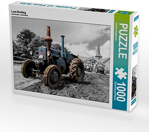 CALVENDO Puzzle Lanz Bulldog 1000 Teile Puzzle quer | Lege-Größe cm Foto-Puzzle für glückliche Stunden