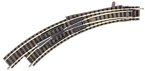 9174 N Fleischmann Piccolo (mit Bettung) Bogenweiche, Links 45 ° 356.5 mm, 420 mm 1 St.