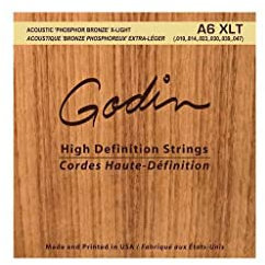 Godin Guitars Cordes pour guitare électrique en bronze phosphoreux - Extra Light - 008988