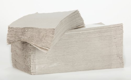 Papierhandtücher, Zick-Zack-Faltung 25x23cm, 1-lagig, 100% Recycling-Material, Karton = 5.000 St.