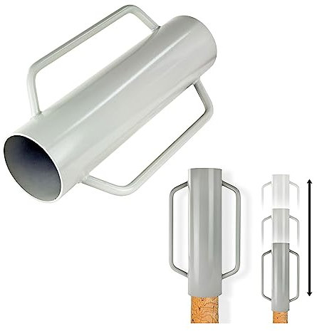 DEMA Handramme DHR16 – Pfahlramme, Pfostenramme, Pfahlhammer – robust, handlich, langlebig – für Zaunbau, Weidezaun, Garten, Landwirtschaft, Grundstücksabsicherung