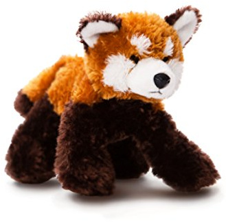 Aurora World 31386 8-Inch Mini Flopsies Panda Plush (Red)