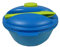 TUPPERWARE To Go Salat&Go 1,5L blau limette A157 Salat & Go mit Besteck Picknick 7030