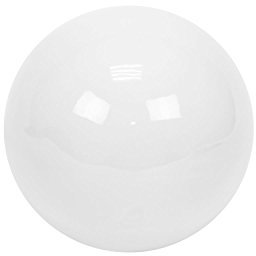 Polnix M Keramik Moderne Deko Kugel Tischdeko D 11 cm Größen weiß glänzend Ball