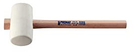 PROMAT 811580 Gummihammer, Kopf-Ø 64mm, 520g, weiß