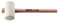 PROMAT 811580 Gummihammer, Kopf-Ø 64mm, 520g, weiß